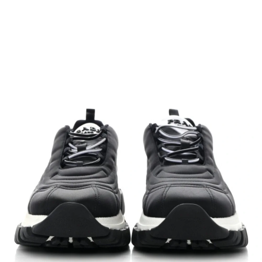 Prada Black and White Chunky Sneakers - Picture 3 of 7